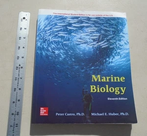 Marine Biology 11th Edition By Peter Castro paperback - Foto 1 di 15