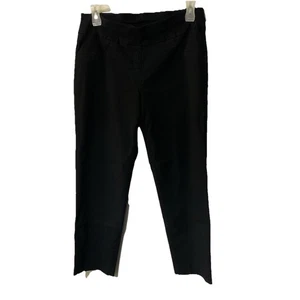 Pantalone donna Ruby Rd taglia 16W nero pull on gamba dritta elasticizzato W 34” L 28 1/2” - Foto 1 di 6