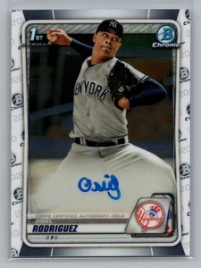 2020 Bowman Chrome Osiel Rodriguez Yankees Rookie Prospect Auto #CPA-OR 7582 - Imagen 1 de 2
