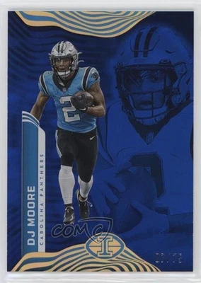 2022 Panini Illusions Trophy Collection Blue /75 DJ Moore #13 - Image 1 of 2