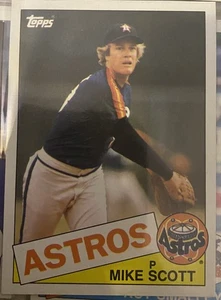 1985 Topps - #17 Mike Scott baseball trading card single - Picture 1 of 2