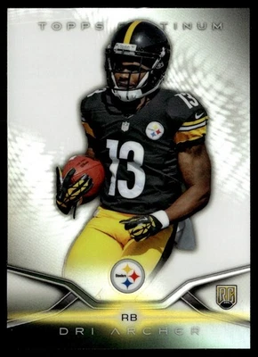 2014 Topps Platinum Dri Archer Rookie Pittsburgh Steelers #104 - Image 1 of 2