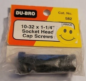 Dubro 582 10-32 x 1-1/4" Socket Head Cap Screws (Pack of 4) - Picture 1 of 1