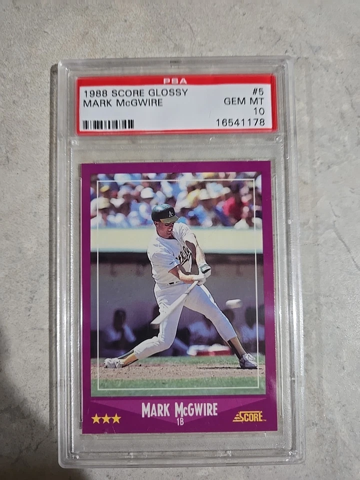 Puntuación brillante Mark McGwire Future 1988 patio #5 PSA 10 gema como nueva Foto 1 de 4