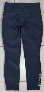 LORNA JANE ladies BNWT LOTUS NO CHAFE ANKLE BITER LEGGINGS. Sz M 10 . TITANIUM - Picture 1 of 3