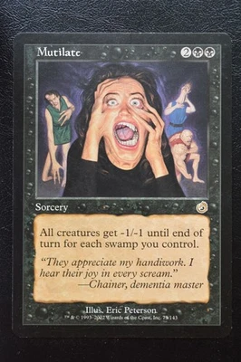 Magic The Gathering MTG MUTILATE Torment LP Lightly Played - Image 1 of 2