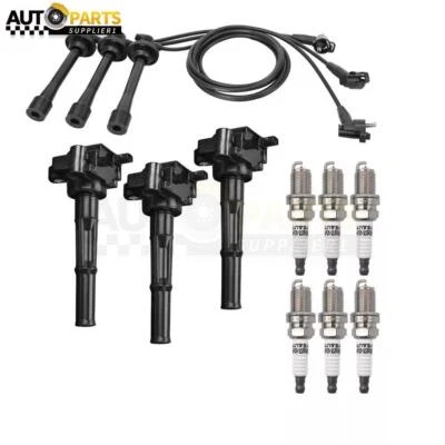 Ignition Coils & Spark Plug & Wires Set For Toyota 4Runner 3.4L V6 1996-2002 - Image 1 of 4