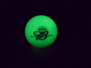 Rare Budweiser advertising Glow In The Dark Billiard pool Cue Ball - Picture 1 of 5