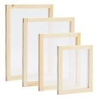 4 Pack Wood Silk Screen Painting Frame for Beginners and Kids 110 Mesh