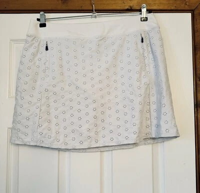 Shorts integral saia tênis golfe feminino Ralph Lauren ilhós XL RLX - Imagem 1 de 3