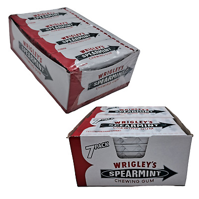 Wrigleys Spearmint Kaugummi Chewing Gum 7x 5 Streifen Oder 1x 15 Streifen Pack • 9.90€