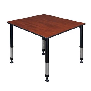 Regency Square Activity Table 48" x 48" Height Adjustable Cherry (TB4848CHAPBK) - Picture 1 of 2
