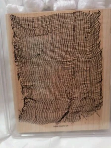 Estampilla de goma de fondo grande Stampin' Up Cheesecloth 2005 - Imagen 1 de 7