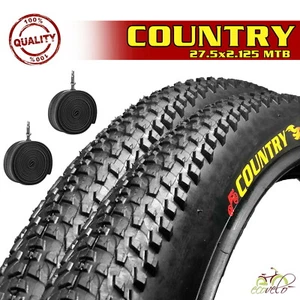 2 COPERTONI +CAMERE D'ARIA 27.5 x 2.125 MTB 57-584 MOUNTAIN BIKE PNEUMATICO BICI - Afbeelding 1 van 6