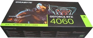 GIGABYTE NVIDIA GeForce RTX 4060 Gaming RGB OC 8GB Triple Fan Graphics Card - Picture 1 of 7