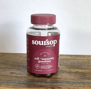 Soursop Nutrition Cell + Immunity Gummies (60) Dietary Supplement EXP 01/26 - Picture 1 of 3