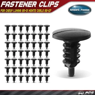 50 piezas clips de retención de molduras de panel de control de nailon de 3,9 mm para Chevrolet Monte Carlo Foto 1 de 4