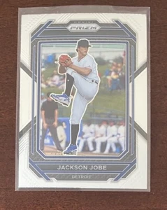 2023 Panini Prizm- Jackson Jobe (RC) SILVER PRIZM #76 TIGERS TOP PROSPECT - Picture 1 of 2