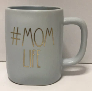 Magenta Rae Dunn #MOM LIFE Ceramic Coffee Tea Mug Special Occasion Mother's Gift - Picture 1 of 5