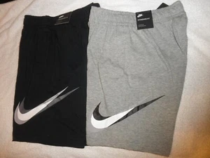 NWT Boy's Nike Sport Casual Cotton Jersey Swoosh Shorts AQ9498 assorted sizes - Picture 1 of 9