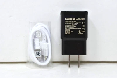 Samsung EP-TA200 15W Fast Charge Wall Home Charger + USB-C Cable (2.6ft) - Black - Image 1 of 3