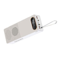 8*18650 Quick Charging Power Bank DIY Case External Bluetooth Speaker Shell C