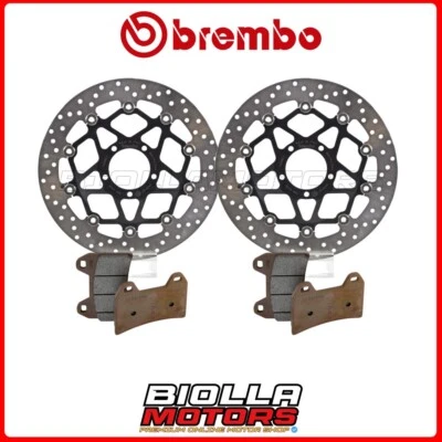 KIT PADS + DISCS BREMBO DUCATI MONSTER S 1100 2010 FRONT [90 - Flottan - Image 1 of 4