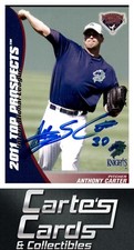 Anthony Carter 2011  Choice International League #04 TTM/IP Signed Autographed