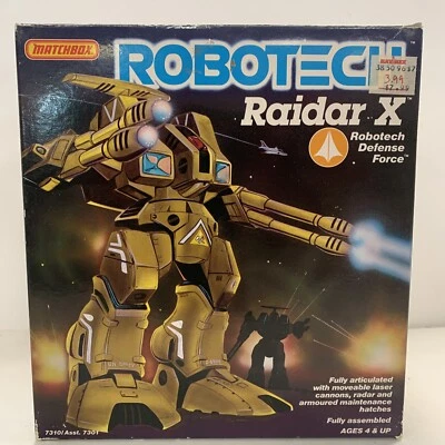 7-дюймовая экшн-фигурка RAIDAR XDESTROID Battloid ROBOTECH 1984 MATCHBOX ОРИГИНАЛЬНАЯ КОРОБКА - Изображение 1 из 4