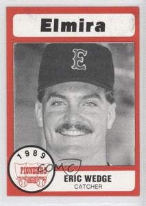 1989 Bill Pucko Elmira Pioneers Eric Wedge #32