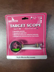 Target Scope Sight Master Bow Sight TS-2 w/level Right 1 1/4" Diameter - Picture 1 of 2