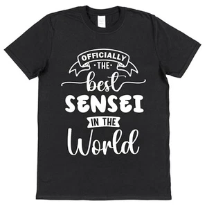 Camiseta personalizada Best Sensei profesor de karate artes marciales Karateka Senpai - Imagen 1 de 20