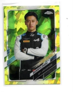 GUANYU ZHOU 2021 TOPPS CHROM FORMEL 1 SAPHIRKARTAUSE REFRAKTOR #61/199 - Bild 1 von 1