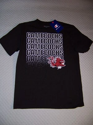 Champion South Carolina Gamecocks  shirt Short sleeve M Youth kids 7/8 NWT Black - Image 1 of 2
