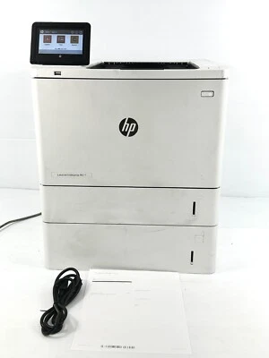 HP LaserJet Enterprise M611dn Monochrome Laser Printer, No Toner, print faded - Image 1 of 4