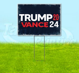 TRUMP VANCE 2024 MAGA FJB 18x24 Yard Sign Snipe Election YS00025 - Picture 1 of 4