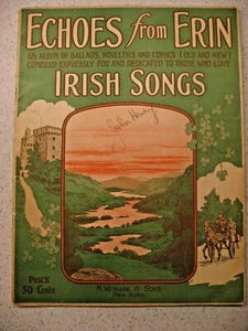 Vintage Echoes from Erin Irish Songs Noten Witmark 48 Seiten & 17 Lieder - 1926  - Bild 1 von 5