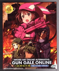 *NEW/SEALED* SAO * SWORD ART ONLINE ALTERNATIVE: GUN GALE ONLINE *2DVD*ENG SUBS* - Picture 1 of 2