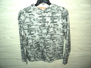 DSG Hoodie Boy's L (14/16) Gray with Reptile Snake Print Lightweight Long Sleeve - Picture 1 of 3