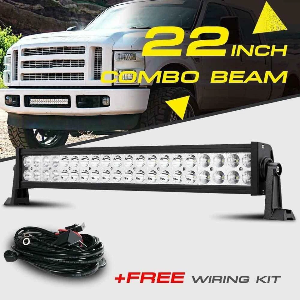 22" 280W  LED Work Light Bar Spot Flood Driving Offroad Truck UTV Fog 20/24" - Image 1 of 4