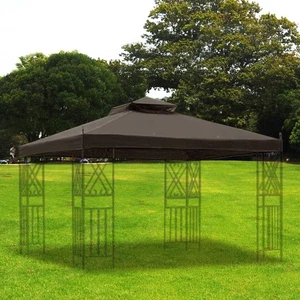 359x299cm Gazebo Canopy Top Replacement Water Resistant Top Patio Cover - Picture 1 of 8