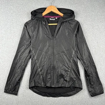 Athleta Women’s Black Lightweight Hooded Jacket XXS Full Zip Windbreaker Running - Image 1 of 4