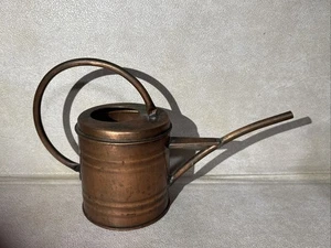 "Regadera de cobre vintage 8x5x13"" pátina rústica decoración jardín granja" - Imagen 1 de 7