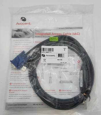 NEU Avocent USBIAC-10 KVM Kabel 10 Fuß | 520-422-502 | USB VGA | USA Verkäufer - Bild 1 von 4