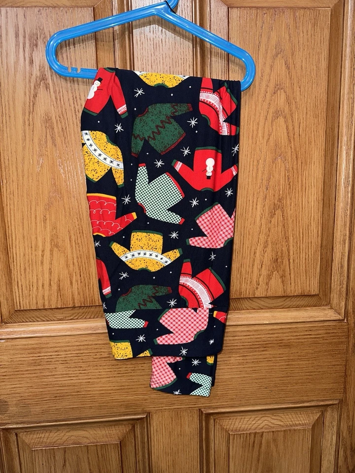 LuLaRoe NUEVO Leggings Vacaciones Navidad Suéter TC2 Alto Y Curvilíneo 2 Suave Mantecoso Foto 1 de 1