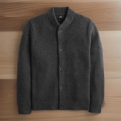 J. Crew Men’s Supersoft Lambswool-blend Bomber Sweater-jacket Size Small - Image 1 of 4