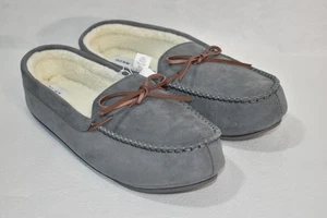 Old Navy Gray Slippers Moccasins Men's Size XL (12-13) New - Picture 1 of 5