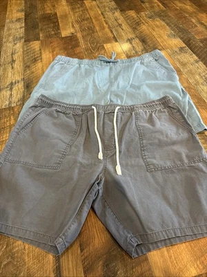 Juego de 2 pantalones cortos de banda elástica XL para hombre Foto 1 de 4