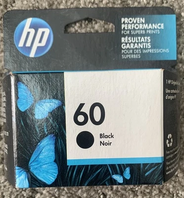 Cartucho de tinta HP 60 negro rendimiento estándar -CC640WN - caducado junio 2022 Foto 1 de 2