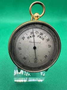 Rare Antique Travelling Pocket Barometer- Not Working - Picture 1 of 6